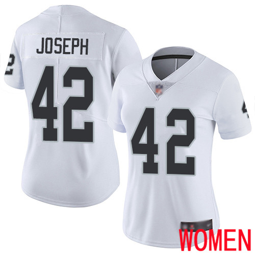 Oakland Raiders Limited White Women Karl Joseph Road Jersey NFL Football 42 Vapor Untouchable Jersey